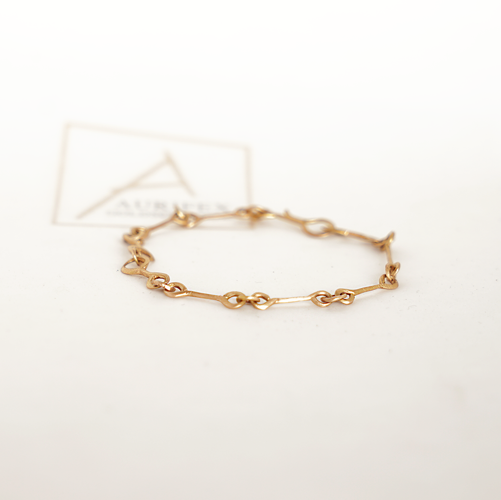 Aurifex Goldschmiede Koblenz Armband aus der Kollektion PUR in Rotgold