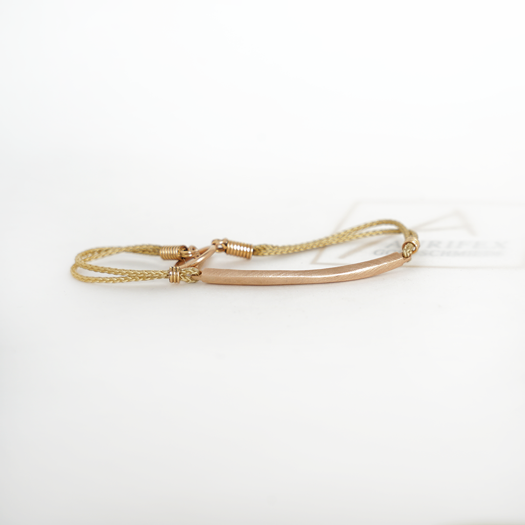 Aurifex Goldschmiede Koblenz Armband aus der Kollektion PUR in Rotgold