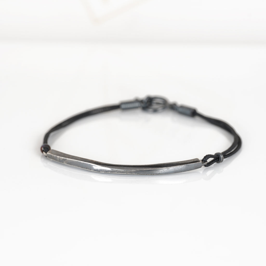 Aurifex Goldschmiede Koblenz Armband aus der Kollektion PUR in Silber geschwärzt
