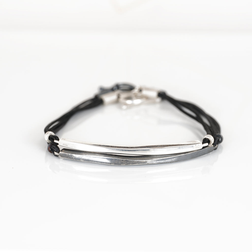 Aurifex Goldschmiede Koblenz Armband aus der Kollektion PUR in Silber geschwärzt