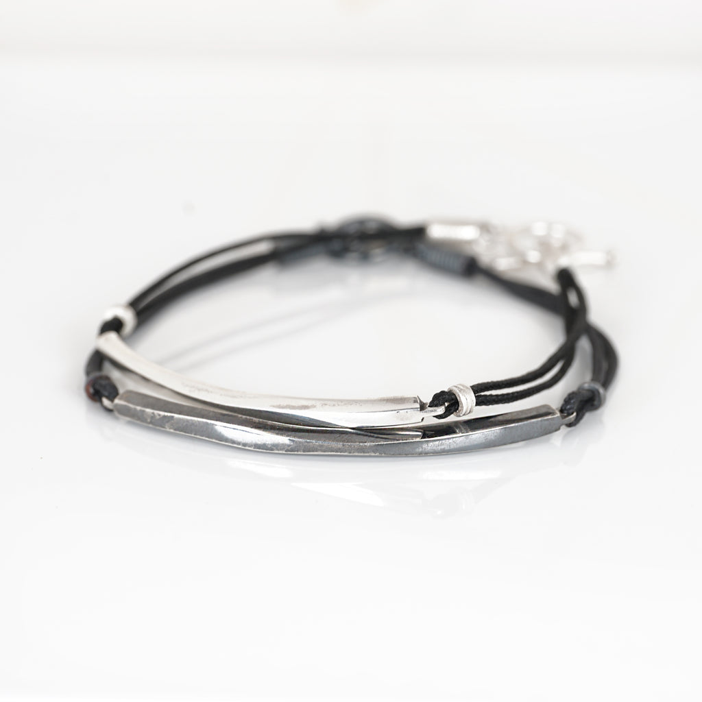 Aurifex Goldschmiede Koblenz Armband aus der Kollektion PUR in Silber geschwärzt