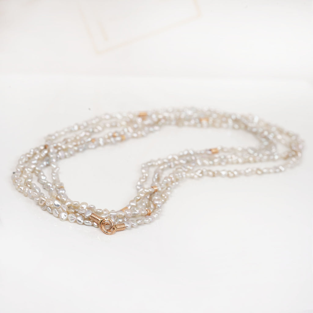Aurifex Goldschmiede Koblenz Halsschmuck aus der Kollektion Perlenkultur Akoya Perlencollier mit Akoya Perlen