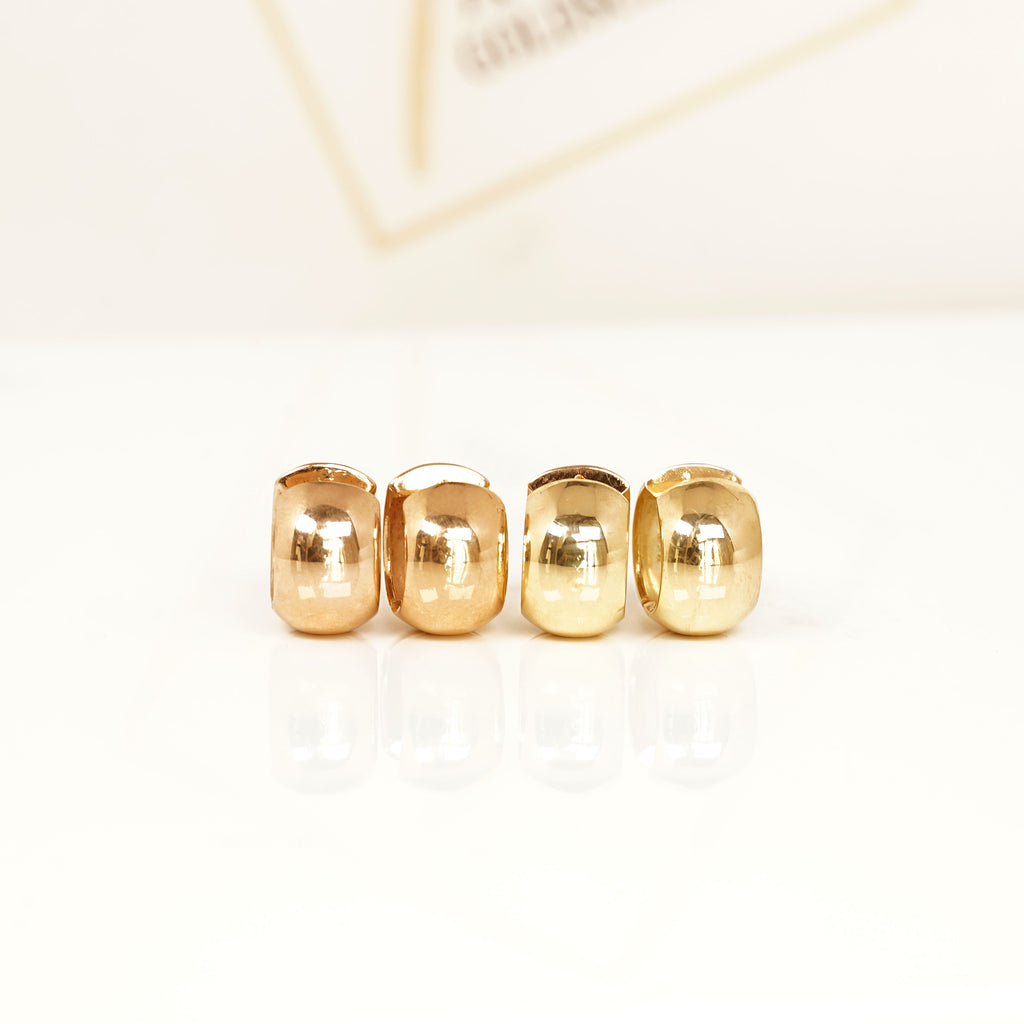Aurifex Goldschmiede Koblenz Creolen aus der Kollektion Feine Form in Gelbgold
