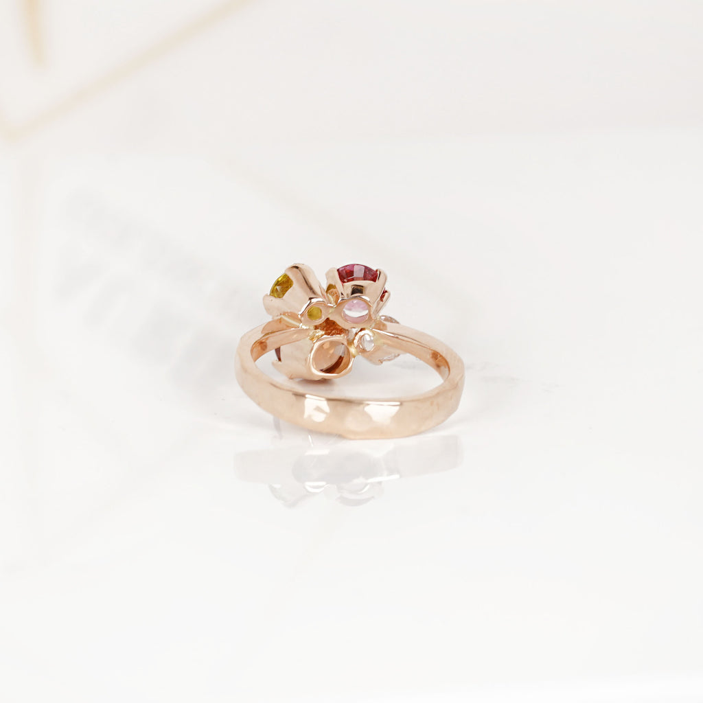 Aurifex Goldschmiede Koblenz Ring aus der Kollektion Facettenreich in Rotgold