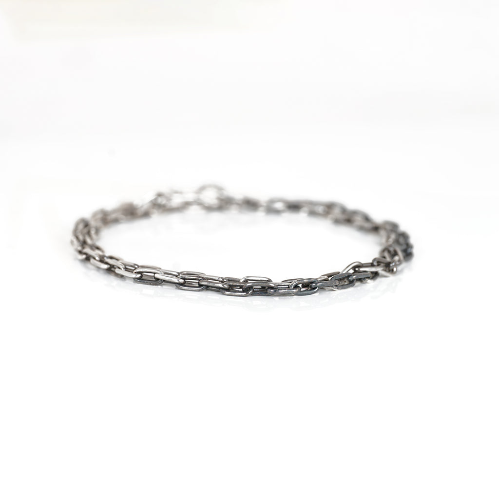 Aurifex Goldschmiede Koblenz Kette aus der Kollektion Männerschmuck in Silber geschwärzt