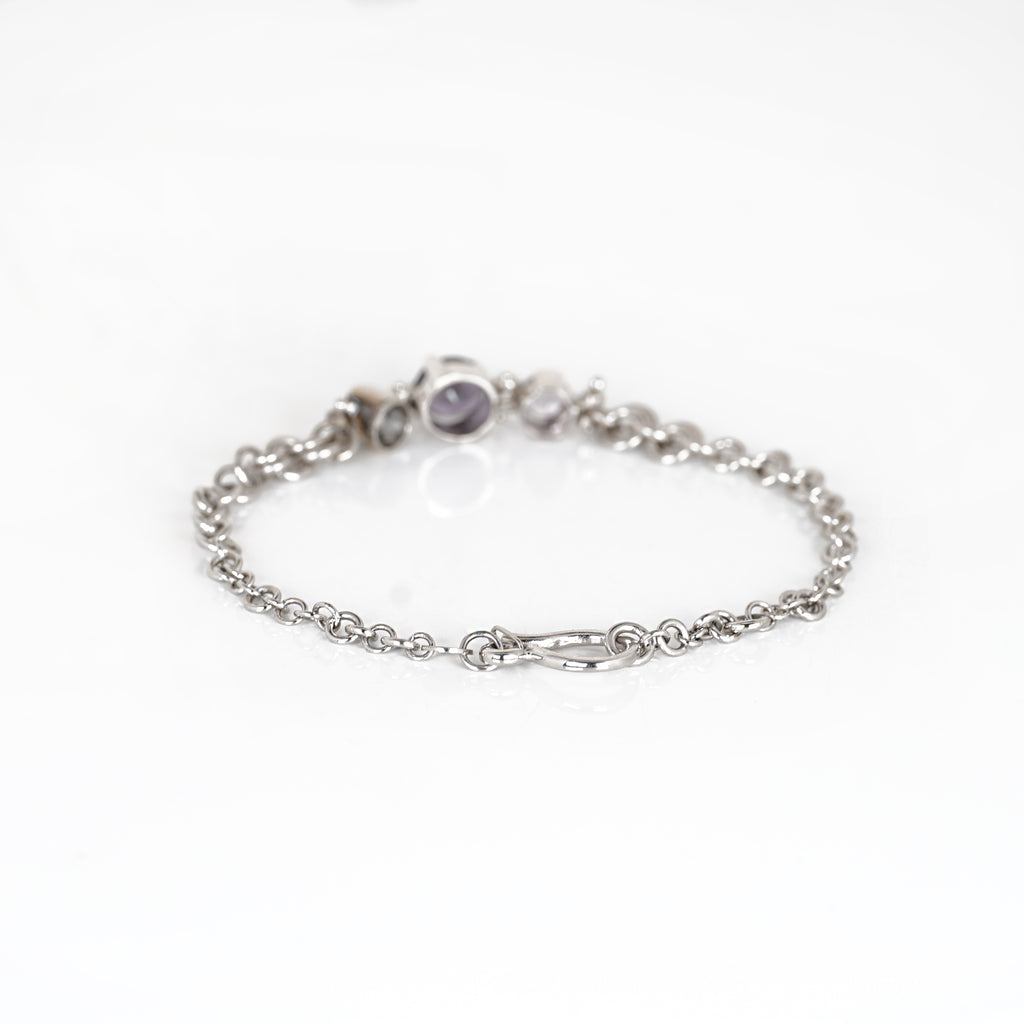Aurifex Goldschmiede Koblenz Armband aus der Kollektion Facettenreich in Platin mit Spinell