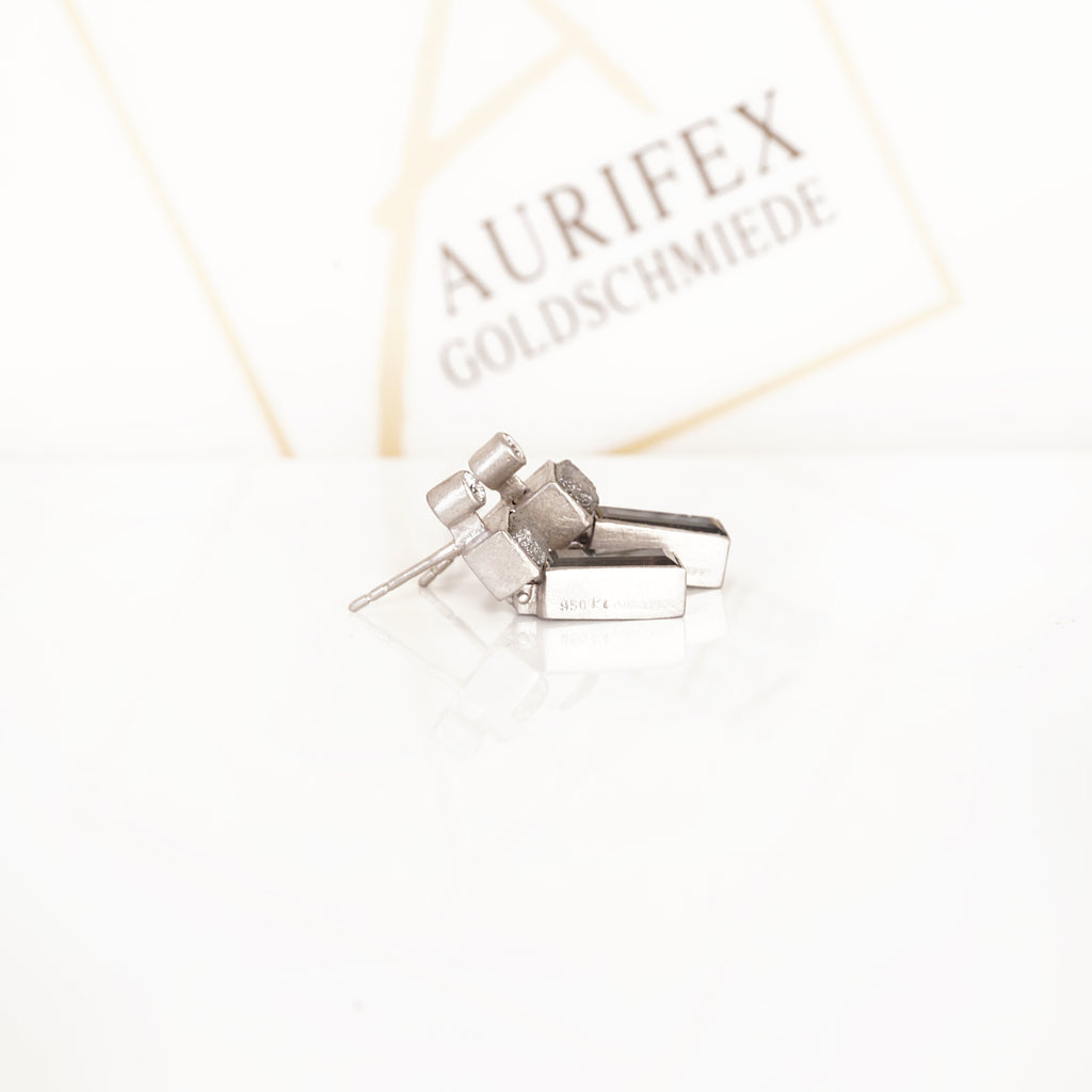 Aurifex Goldschmiede Koblenz Anhänger aus der Kollektion Unikat in Platin mit Turmalin und Diamant