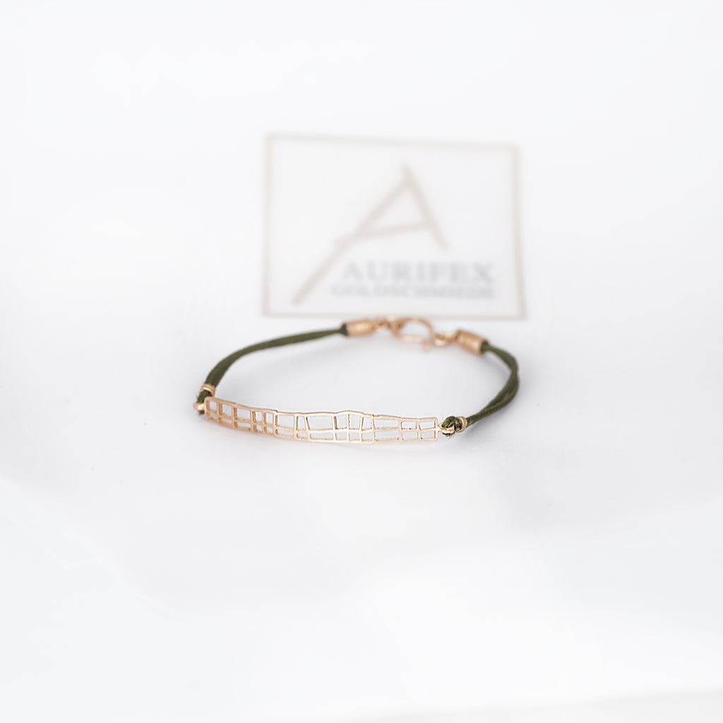 Aurifex Goldschmiede Koblenz Armband aus der Kollektion Carré in Rotgold