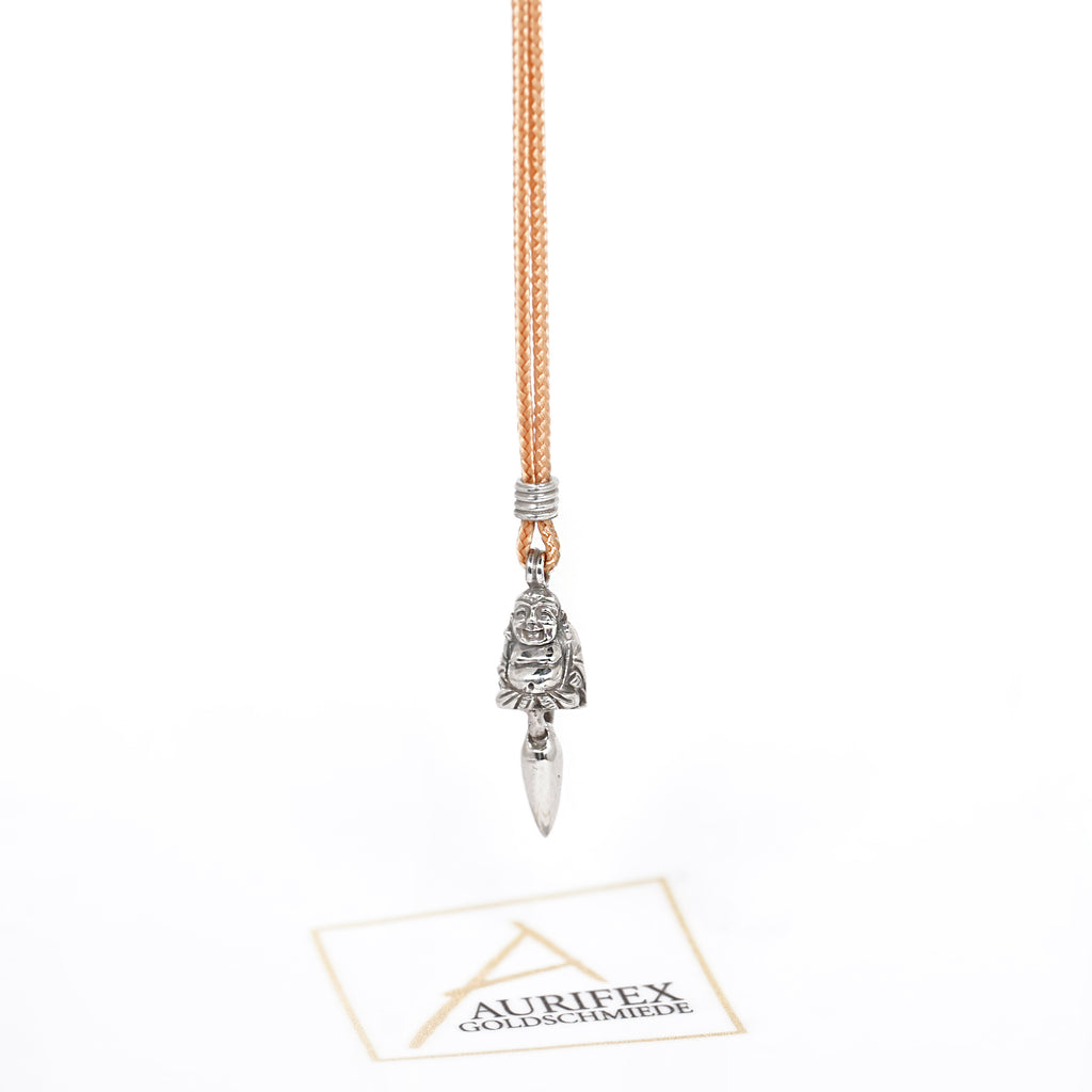 Aurifex Goldschmiede Koblenz Anhänger aus der Kollektion Symbolique in Platin mit Buddha