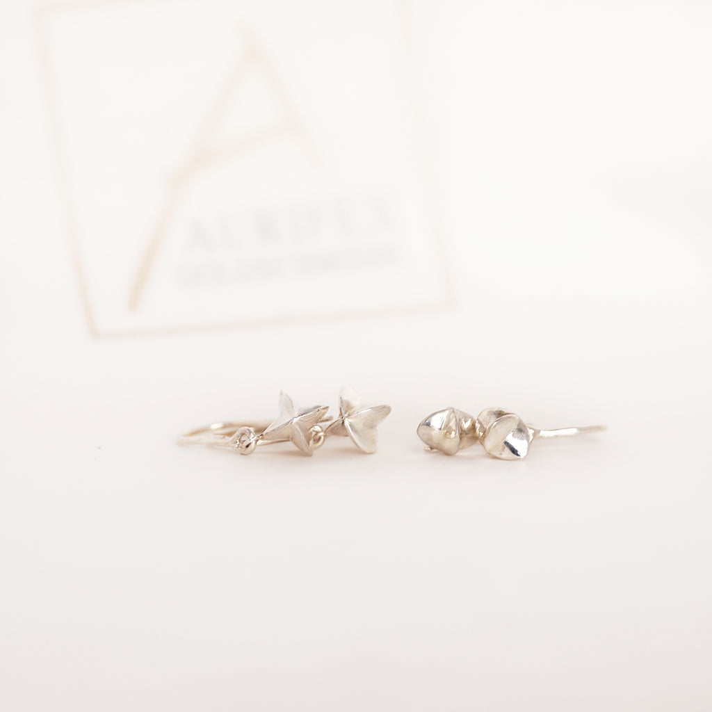 Aurifex Goldschmiede Koblenz Ohrschmuck aus der Kollektion Feine Form in Silber