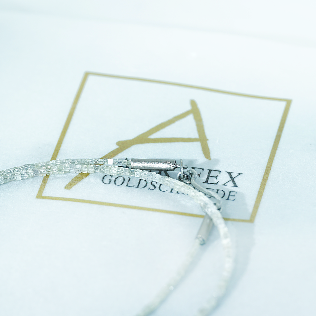 Aurifex Goldschmiede Koblenz Halskette aus der Kollektion Diamant in Platin mit Diamanten