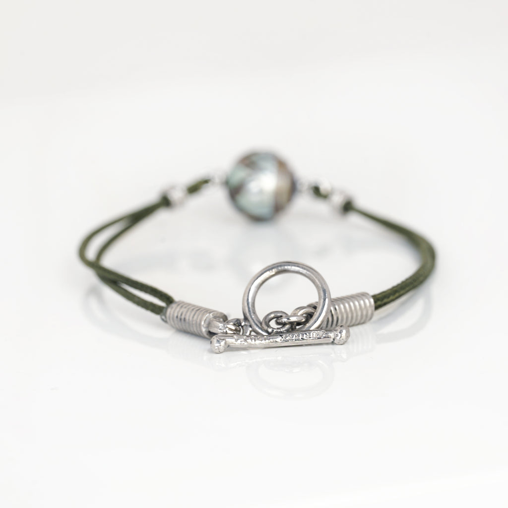 Aurifex Goldschmiede Koblenz Armband aus der Kollektion Perlenkultur in Platin