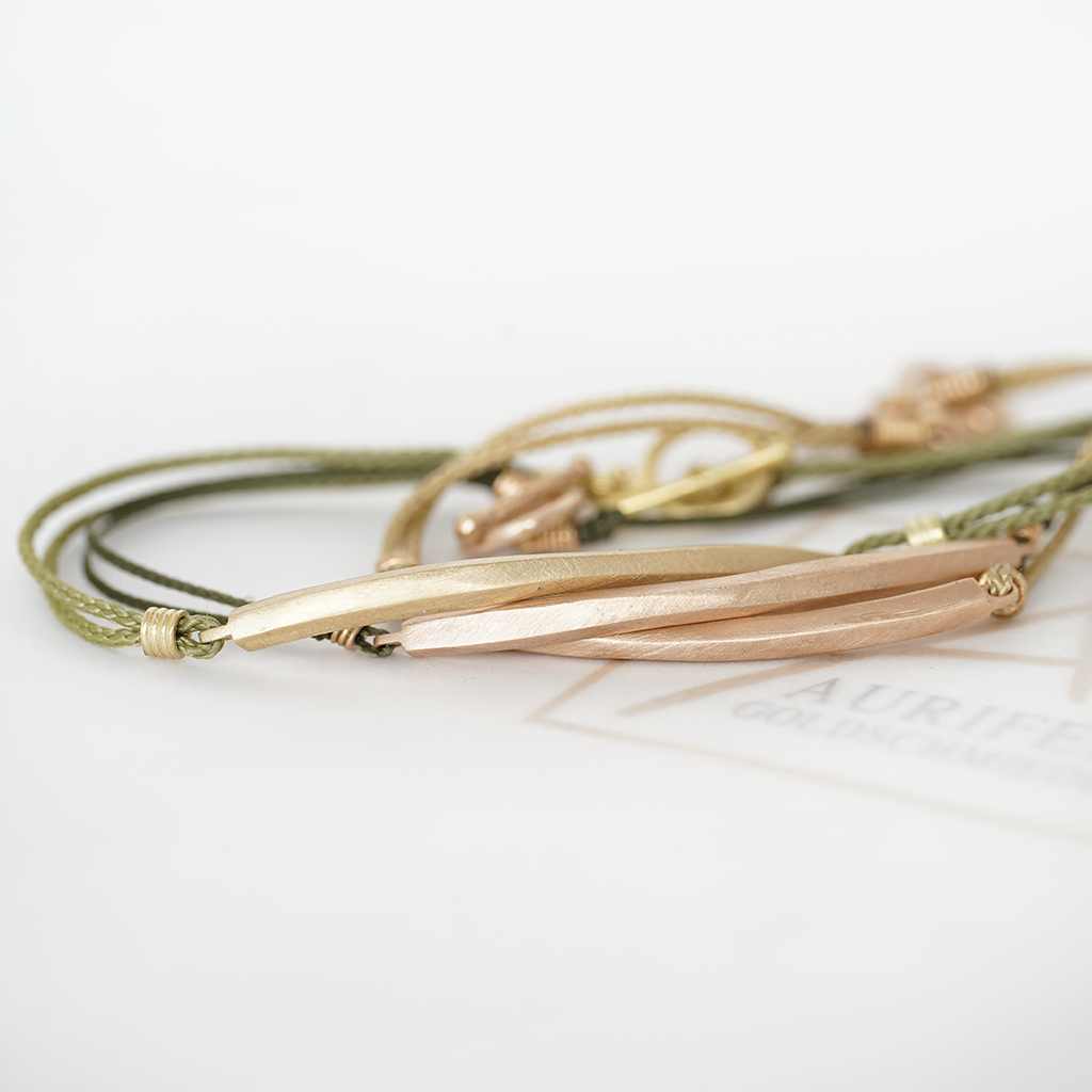 Aurifex Goldschmiede Koblenz Armband aus der Kollektion Pur in Gelbgold