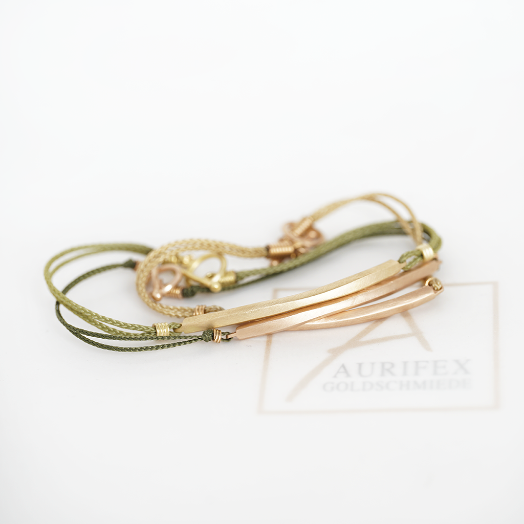 Aurifex Goldschmiede Koblenz Armband aus der Kollektion PUR in Rotgold