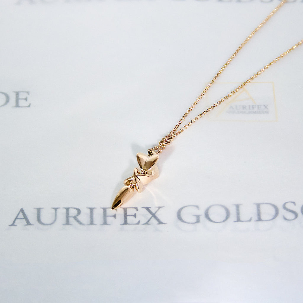 Aurifex Goldschmiede Koblenz Kette aus der Kollektion Feine Form in Rotgold