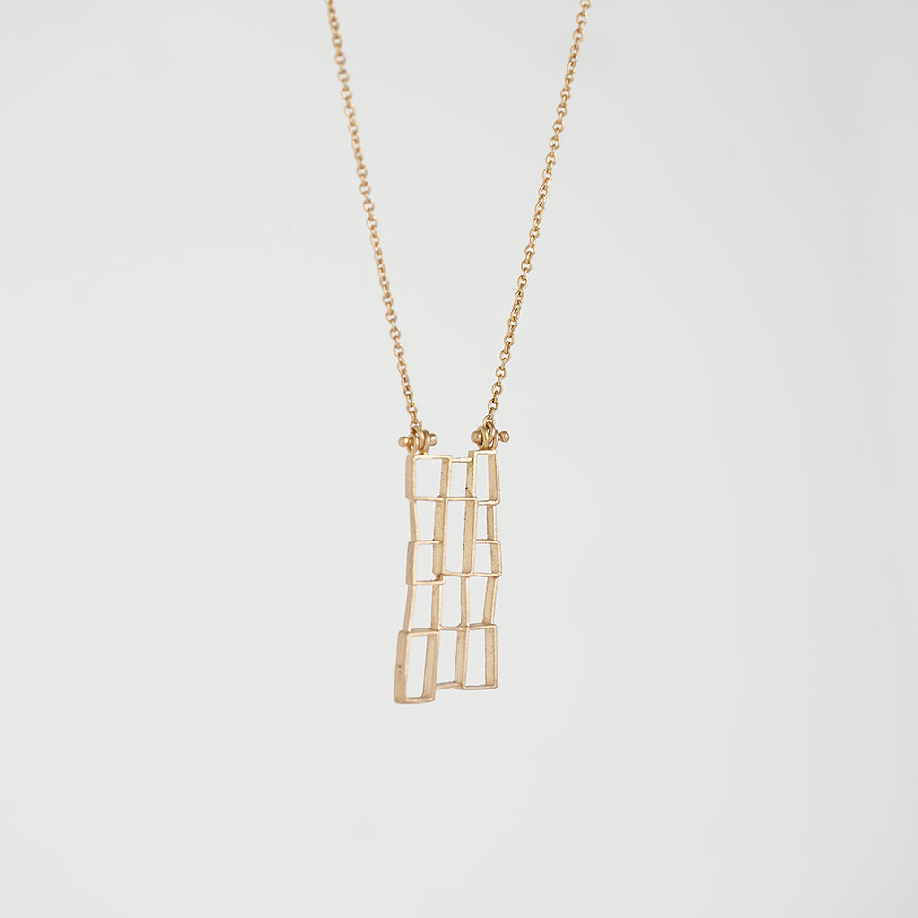 Aurifex Goldschmiede Koblenz Kette aus der Kollektion Carré in Gelbgold