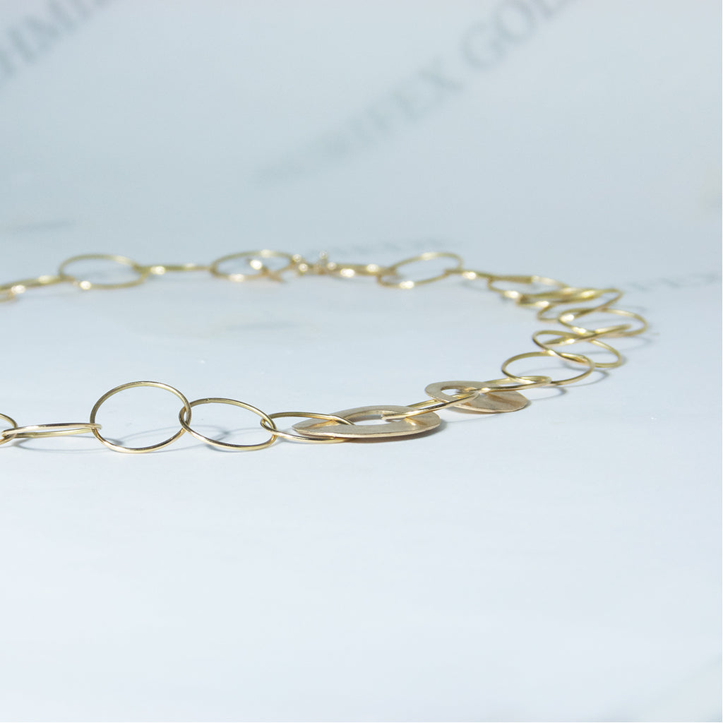 Aurifex Goldschmiede Koblenz Kette aus der Kollektion PUR in Rotgold