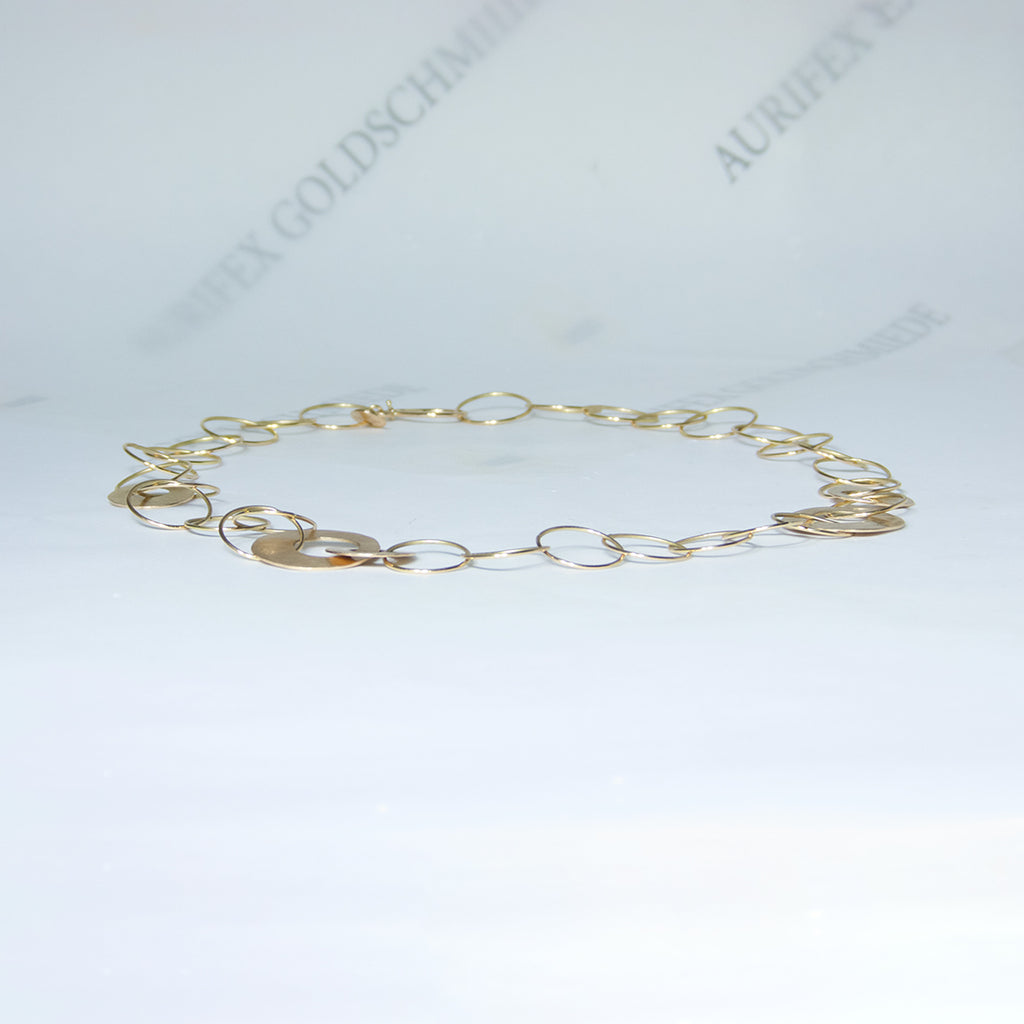 Aurifex Goldschmiede Koblenz Kette aus der Kollektion PUR in Rotgold