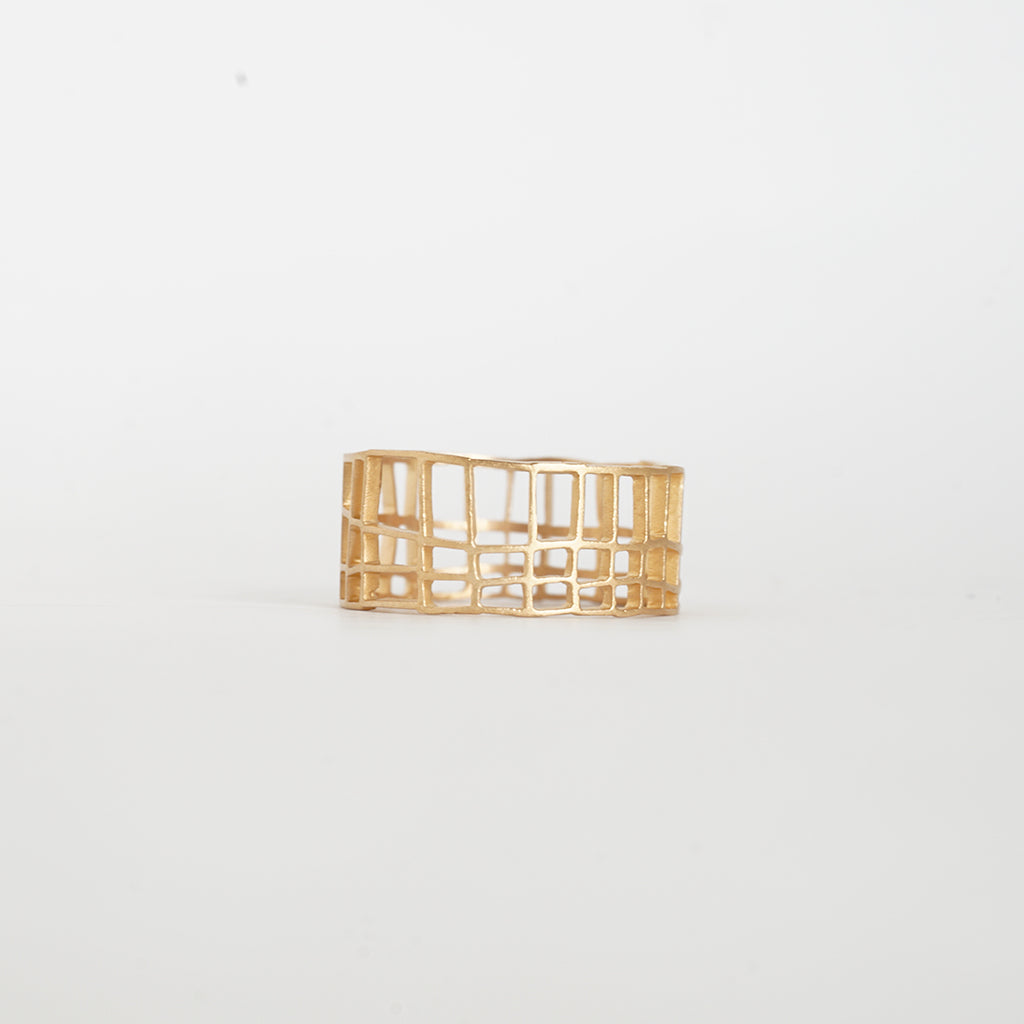 Aurifex Goldschmiede Koblenz Ring aus der Kollektion Carré in Rotgold