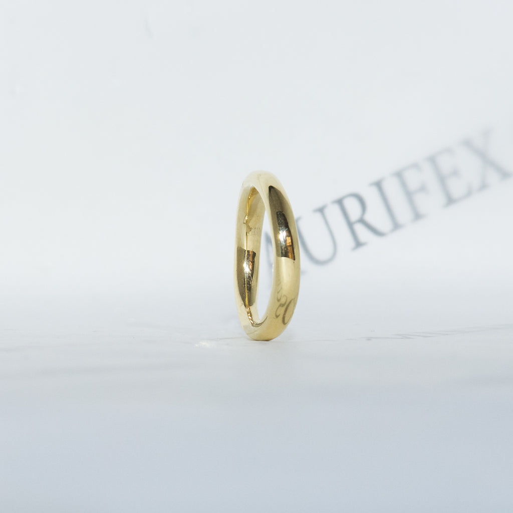 Aurifex Goldschmiede Koblenz Ring aus der Kollektion PUR in Gelbgold