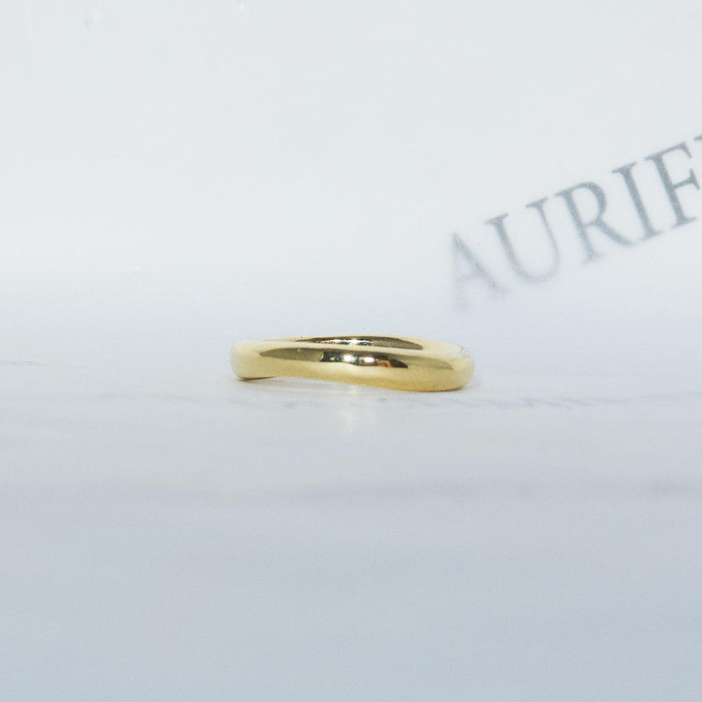 Aurifex Goldschmiede Koblenz Ring aus der Kollektion PUR in Gelbgold