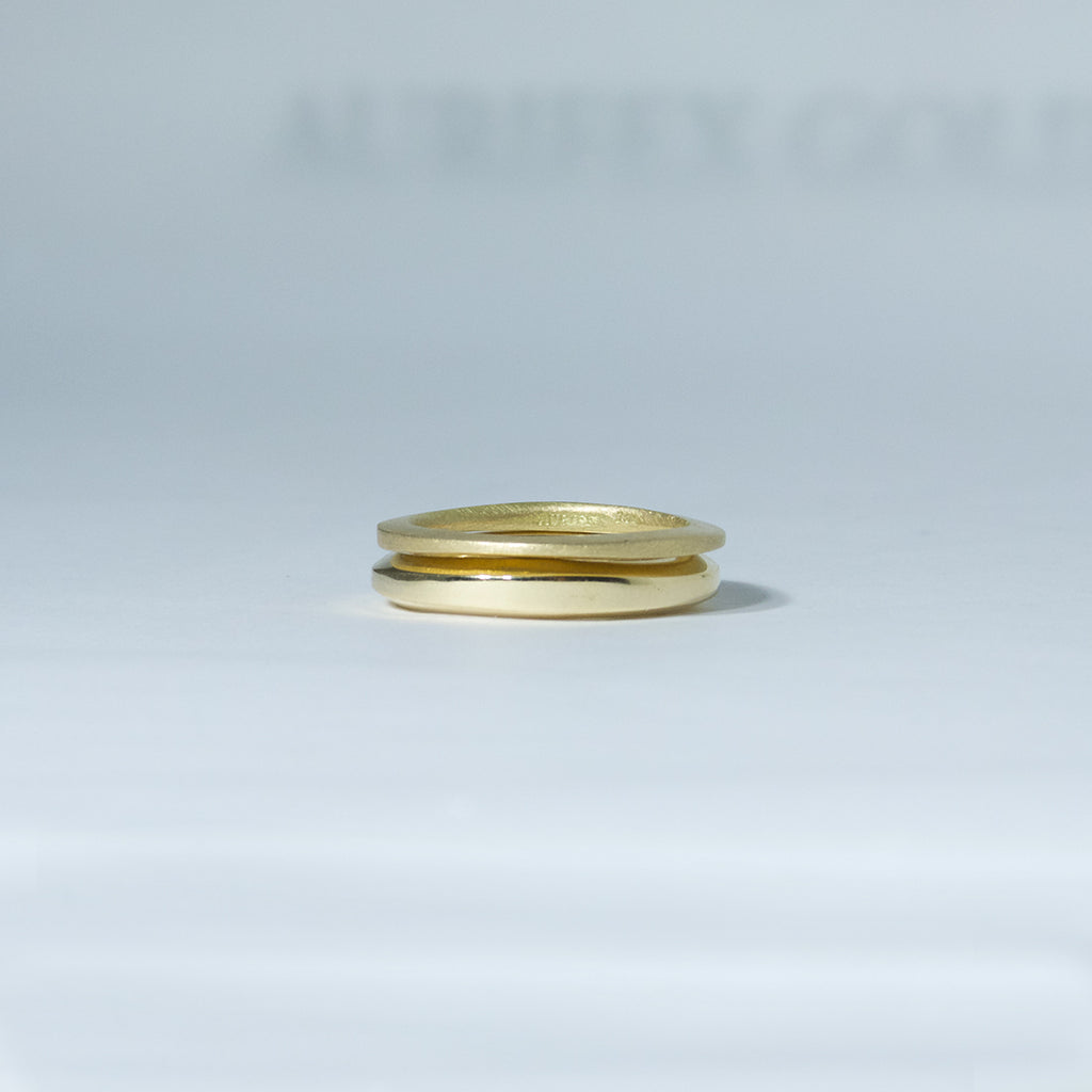 Aurifex Goldschmiede Koblenz Ring aus der Kollektion Pur in Gelbgold