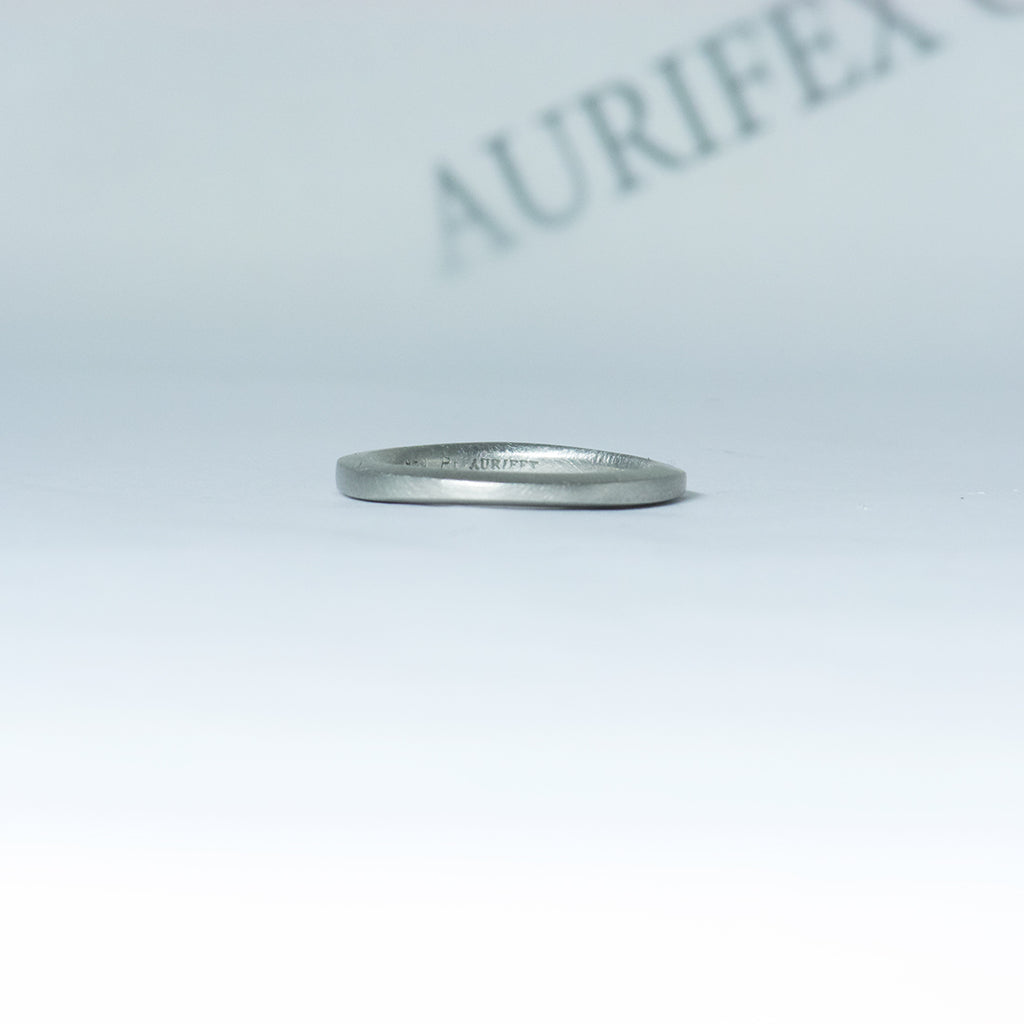 Aurifex Goldschmiede Ring aus der Kollektion PUR in Platin