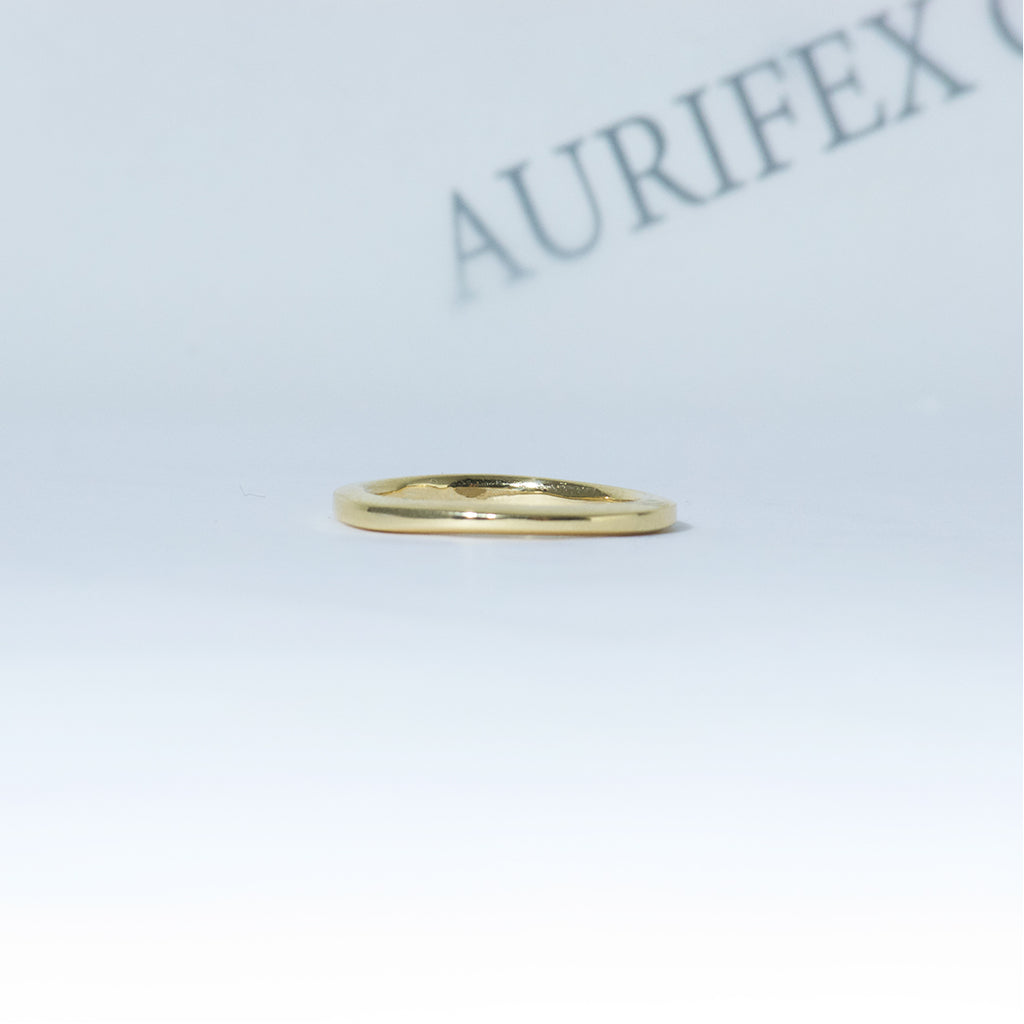 Aurifex Goldschmiede Koblenz Ring aus der Kollektion PUR in Gelbgold