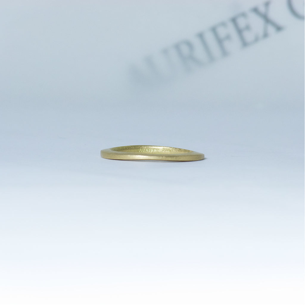 Aurifex Goldschmiede Koblenz Ring aus der Kollektion Pur in Gelbgold