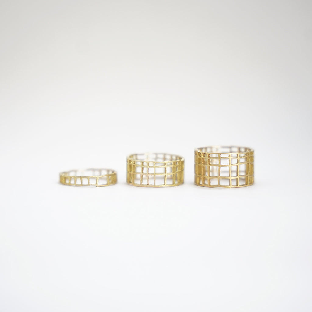 Aurifex Goldschmiede Koblenz Ring aus der Kollektion Carré in Gelbgold