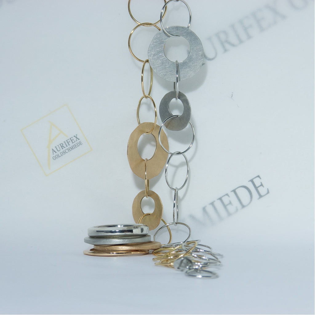 Aurifex Goldschmiede Set aus der Kollektion PUR in Platin