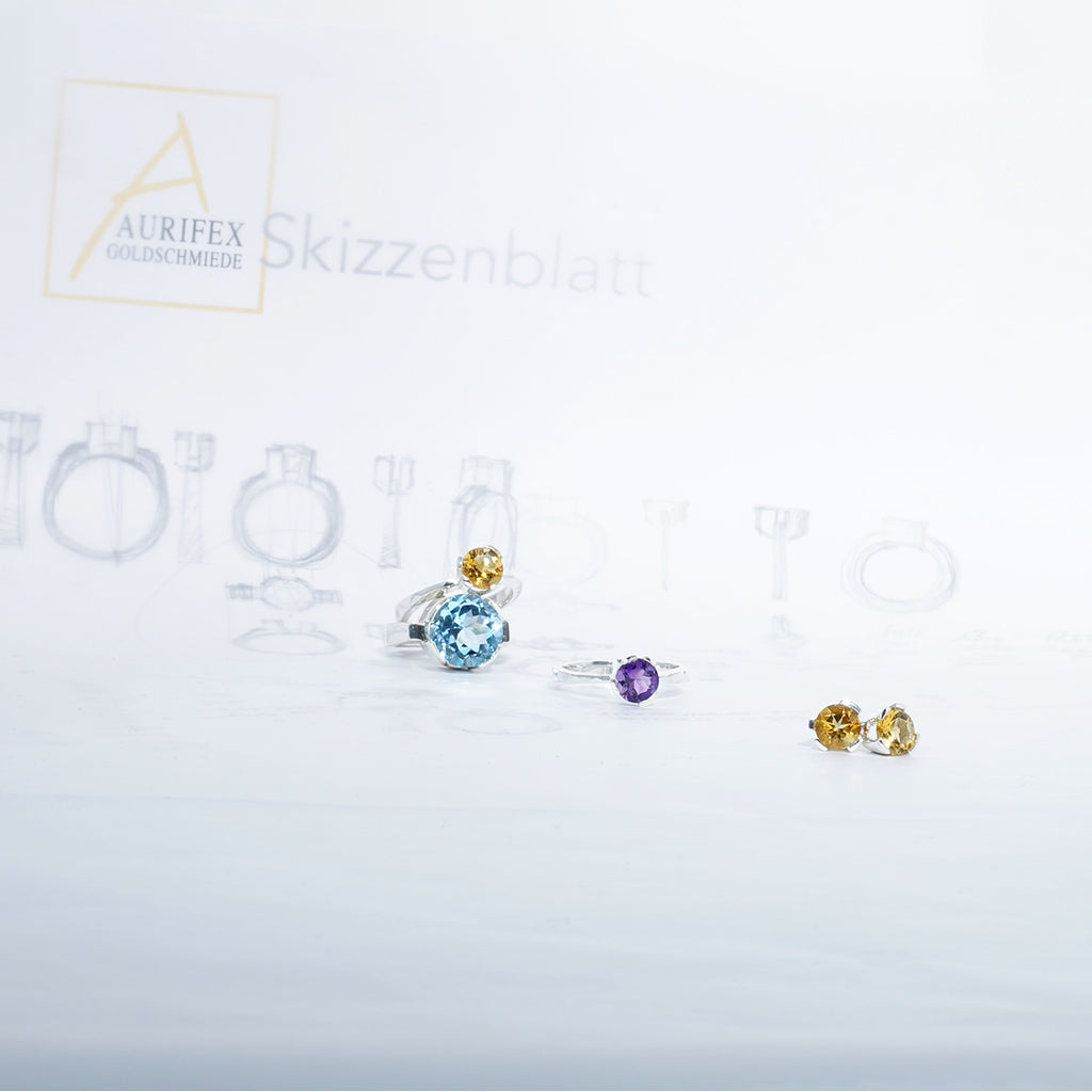 Aurifex Goldschmiede Koblenz Kollektion Facettenreich in Silber