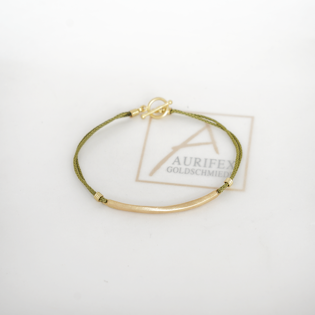 Aurifex Goldschmiede Koblenz Armband aus der Kollektion Pur in Gelbgold