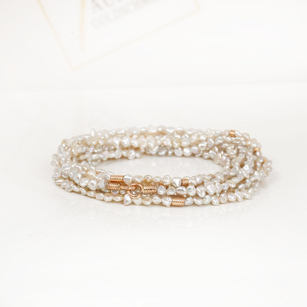 Aurifex Goldschmiede Koblenz Halsschmuck aus der Kollektion Perlenkultur Akoya Perlencollier mit Akoya Perlen