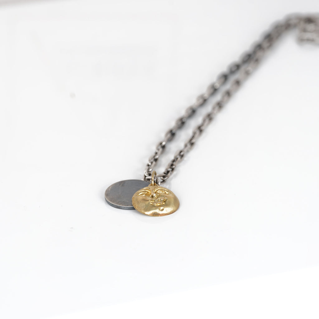 Aurifex Goldschmiede Koblenz Anhänger aus der Kollektion Männerschmuck in Silber mit Gelbgold