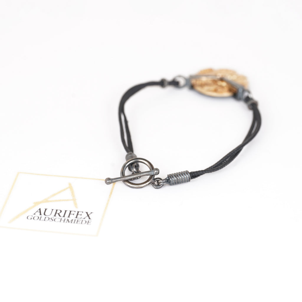 Aurifex Goldschmiede Koblenz Armband aus der Kollektion Koblenzer in Silber mit Rotgold