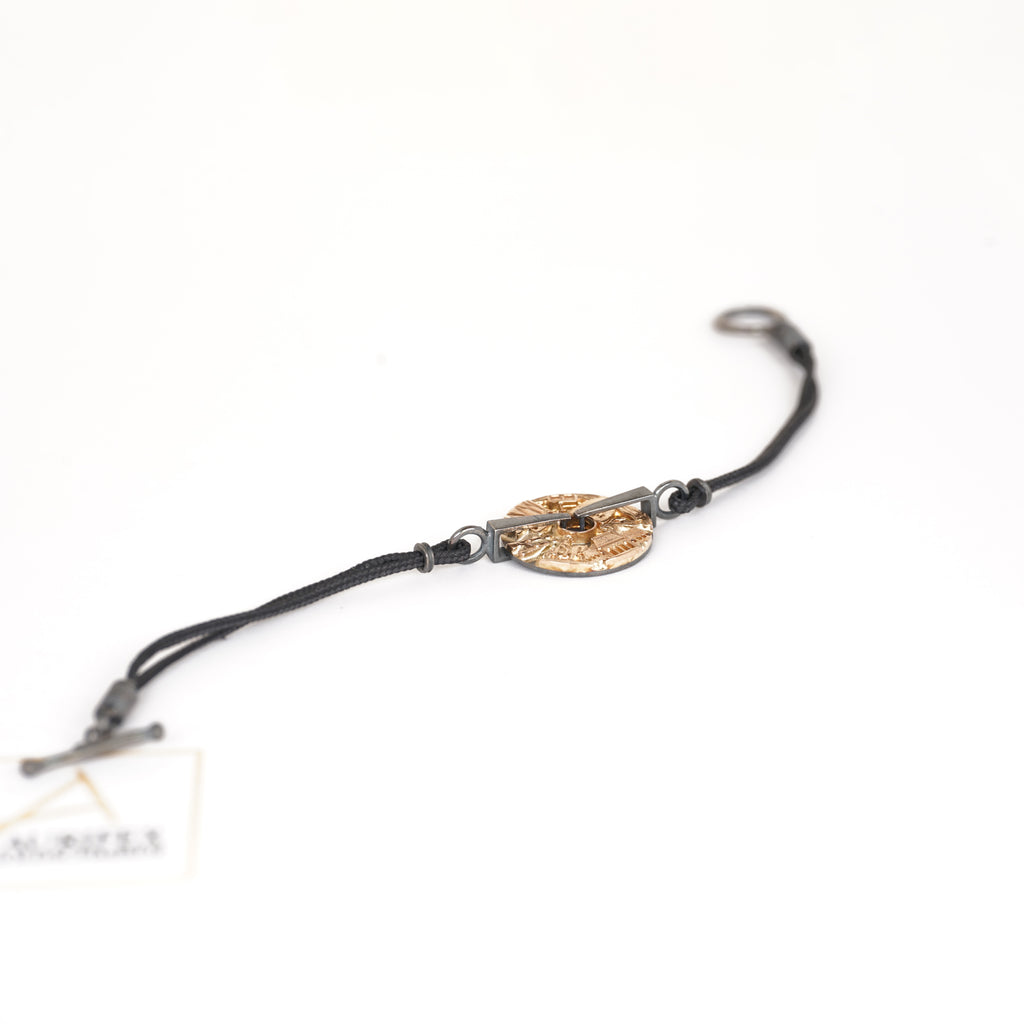 Aurifex Goldschmiede Koblenz Armband aus der Kollektion Koblenzer in Silber mit Rotgold