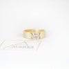 Aurifex Goldschmiede Koblenz Ring aus der Kollektion Diamant in Gelbgold mit Brillant