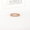 Aurifex Goldschmiede Koblenz Memoire Ring aus der Kollektion Feine Form in Rotgold mit Brillanten