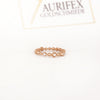 Aurifex Goldschmiede Koblenz Memoire Ring aus der Kollektion Feine Form in Rotgold mit Brillanten