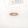 Aurifex Goldschmiede Koblenz Memoire Ring aus der Kollektion Feine Form in Rotgold mit Brillanten