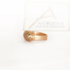 Aurifex Goldschmiede Koblenz Ring aus der Kollektion Unikat in Rotgold mit Diamant Rose