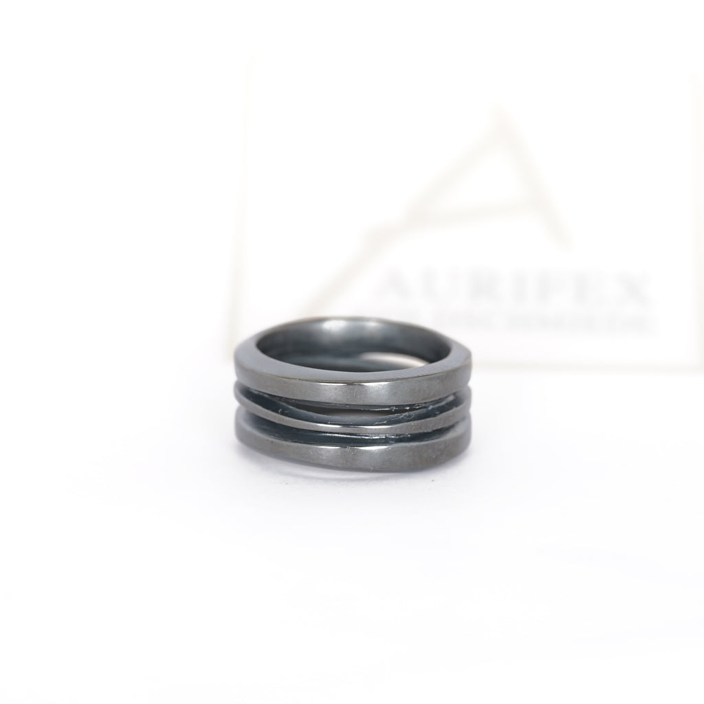 Aurifex Goldschmiede Koblenz Ring aus der Kollektion PUR bestehend aus drei Ringen gefertigt in 925/000 Silber 