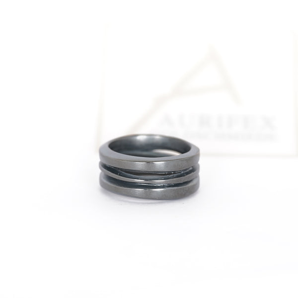 Aurifex Goldschmiede Koblenz Ring aus der Kollektion PUR bestehend aus drei Ringen gefertigt in 925/000 Silber 