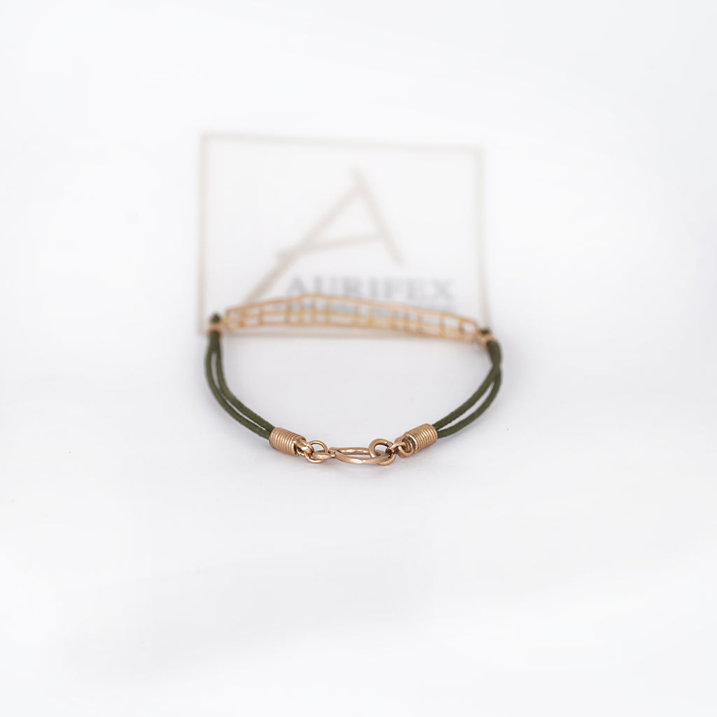 Aurifex Goldschmiede Koblenz Armband aus der Kollektion Carré in Rotgold
