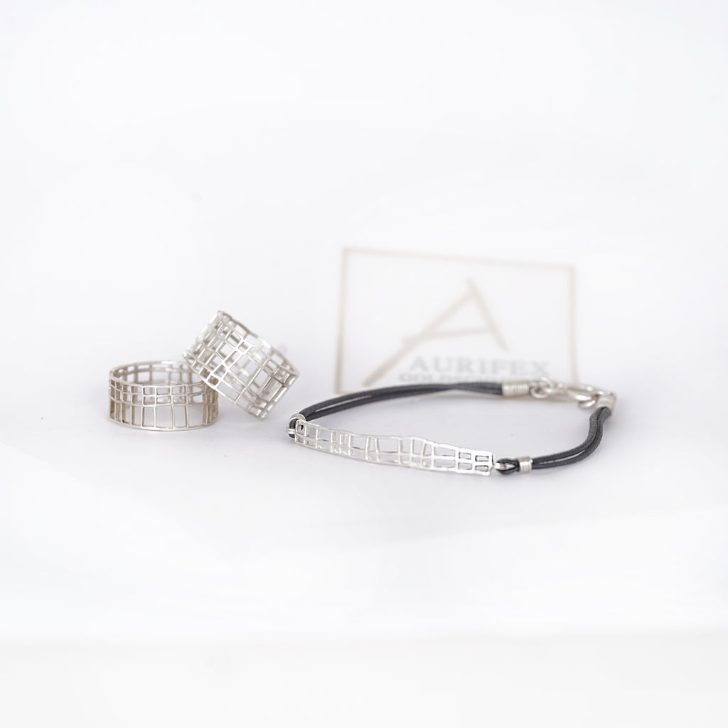 Aurifex Goldschmiede Koblenz Armband aus der Kollektion Carré in Silber