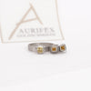 Aurifex Goldschmiede Koblenz Ring aus der Kollektion Diamant mit Diamant im Cushion Schliff in fancy yellow