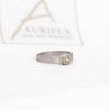 Aurifex Goldschmiede Koblenz Ring aus der Kollektion Diamant mit Diamant im Cushion Schliff in fancy yellow