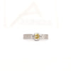 Aurifex Goldschmiede Koblenz Ring aus der Kollektion Diamant mit Diamant im Cushion Schliff in fancy yellow