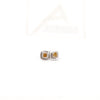 Aurifex Goldschmiede Koblenz Ohrringe aus der Kollektion Diamant mit Diamant im Cushion Schliff in fancy yellow